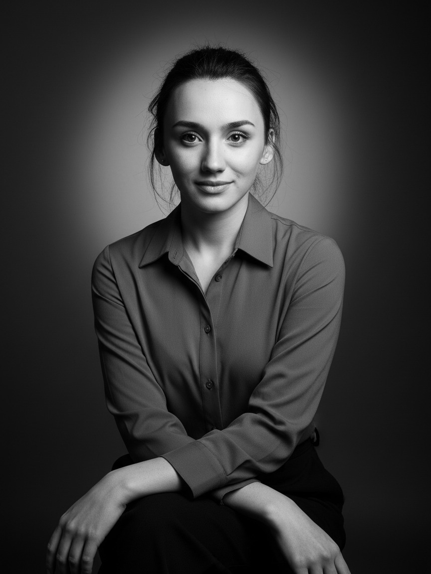 1930s Cinematic Lightning example headshot