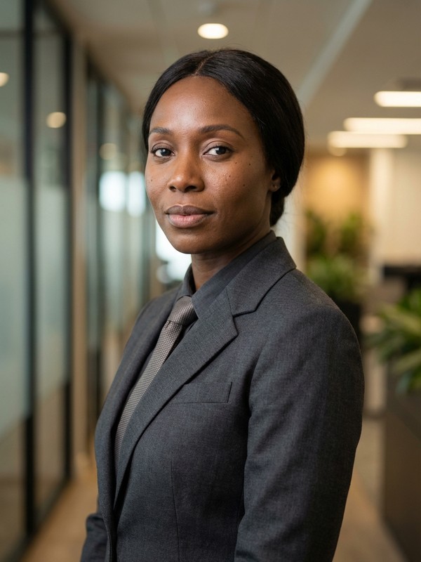 Office Corporate LinkedIn headshot example