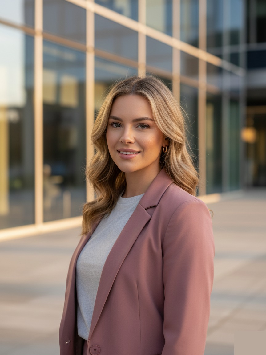 Outdoor Corporate LinkedIn headshot example