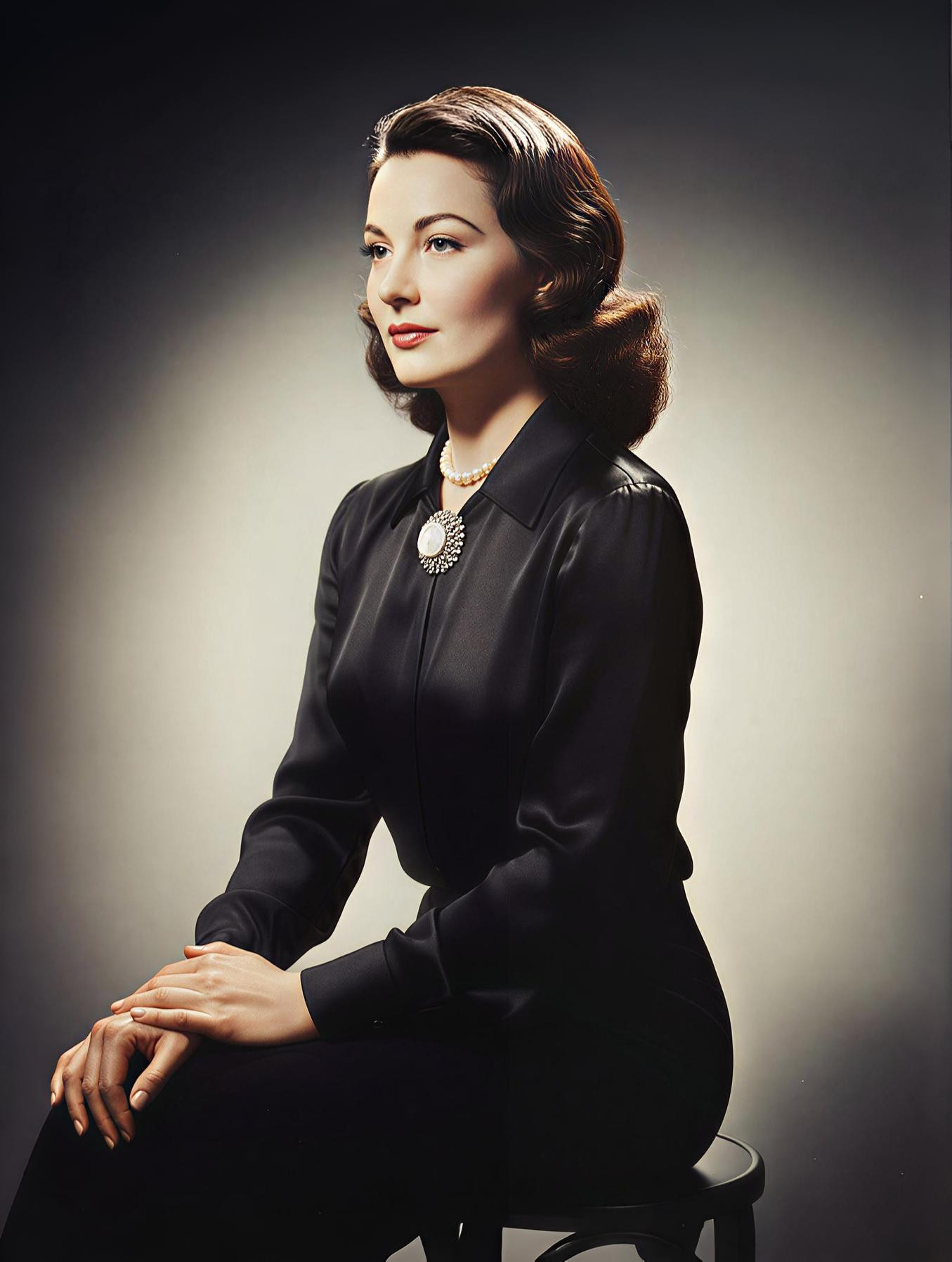 Heritage Formal B&W placeholder portrait sample