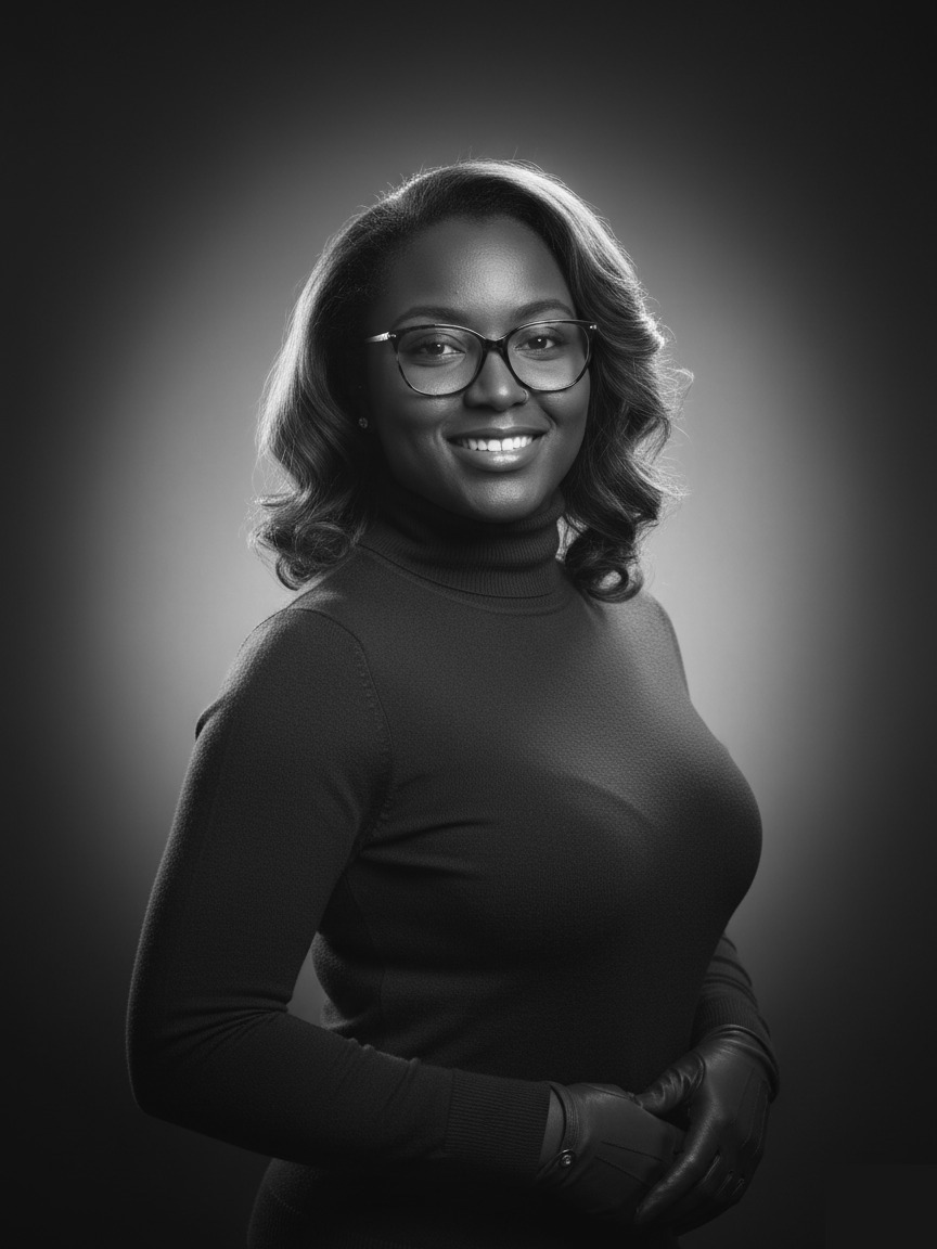 Timeless B&W Portrait example portrait